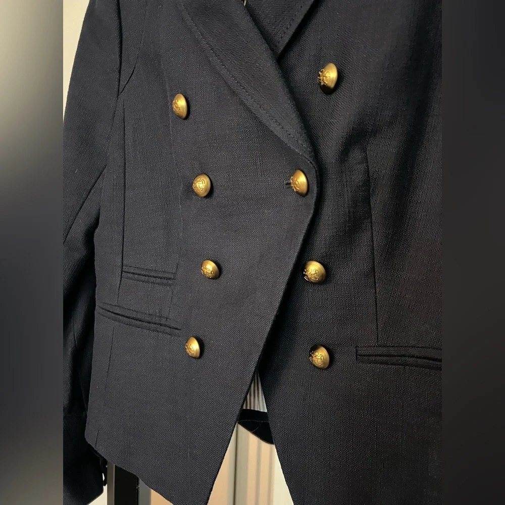 [Banana Republic] NWOT Navy Cutaway Blazer - Picture 4 of 12